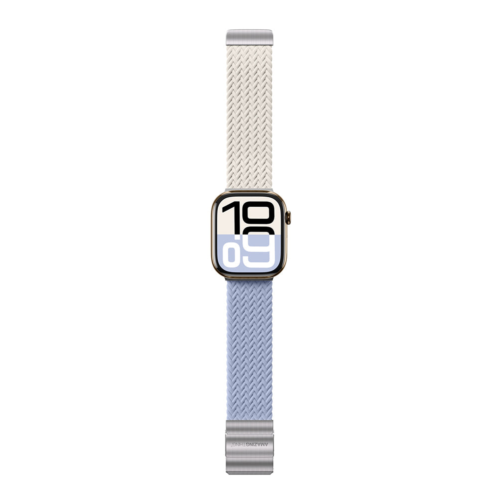 Amazingthing Glamour Blend Apple Watch 46mm Hasır Kordon - 27 Amazingthing Glamour Blend Apple Watch 46mm Hasır Kordon - 27